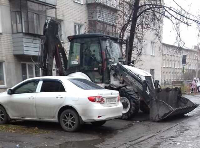 В Миассе бабушки вышли на защиту деревьев. Против них пустили экскаватор и силовиков